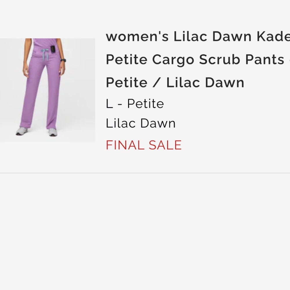 Figs kade cargo scrub pant